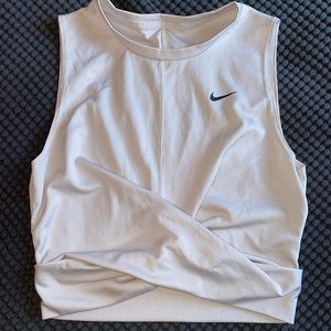 Nike Cropped Tank with front cross detail